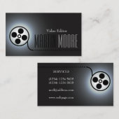 Carte De Visite Services de vidéo de bande de film de film (Devant / Derrière)