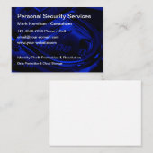 Carte De Visite Services de vol d'identité et de sécurité des donn (Devant / Derrière)