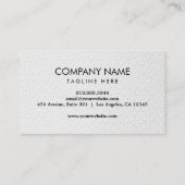Carte De Visite Services d'élagage d'arbres professionnels & d'arb (Dos)