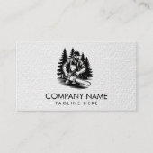 Carte De Visite Services d'élagage d'arbres professionnels & d'arb (Devant)