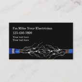 Carte De Visite Services d'électricien agréé (Devant)