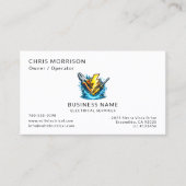 Carte De Visite Services d'électricien professionnel (Devant)