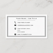 Carte De Visite Services D'Enlèvement Et De Dégivrage De Neige Noi (Dos)