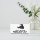 Carte De Visite Services D'Enlèvement Et De Dégivrage De Neige Noi (Debout devant)