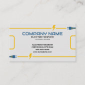Carte De Visite Services d'entrepreneur électricien (Devant)