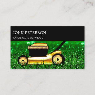 Carte De Visite Services d'entretien de la pelouse Services de cou