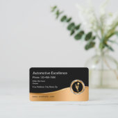 Carte De Visite Services des véhicules à moteur chics (Debout devant)