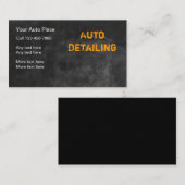 Carte De Visite Services détaillants de voiture (Devant / Derrière)