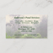 Carte De Visite Services d'étang (Dos)