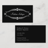 Carte De Visite Services d'évaluation des antiquités (Devant / Derrière)