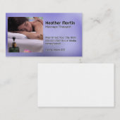 Carte De Visite Services d'hôtel | Spa | Massage (Devant / Derrière)