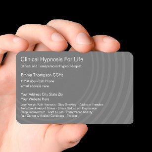 Carte De Visite Services d'hypnose hypnotique clinique