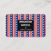 Carte De Visite Services d'immigration et de naturalisation (Devant)