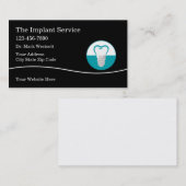 Carte De Visite Services d'implant dentaire  (Devant / Derrière)