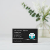Carte De Visite Services d'implant dentaire  (Debout devant)