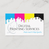 Carte De Visite Services d'impression numérique | Professionnel (Devant)