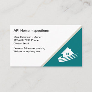 Carte De Visite Services d'inspection de maison