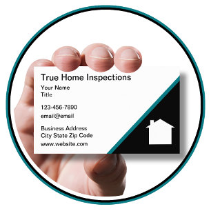 Carte De Visite Services d'inspection de maison Symbole de maison