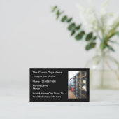 Carte De Visite Services d'organisation de placards (Debout devant)