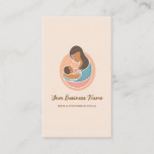 Carte De Visite Services Doula de naissance et post-partum expérim (Devant)