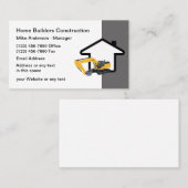Carte De Visite Services Du Bâtiment Et De La Construction (Devant / Derrière)