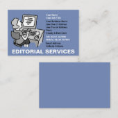 Carte De Visite Services éditoriaux Copywriter's (Devant / Derrière)