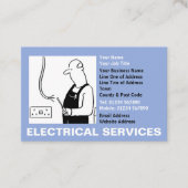 Carte De Visite Services électriques (Devant)