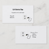 Carte De Visite Services électriques (Devant / Derrière)