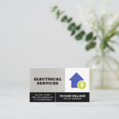 Carte De Visite Services électriques (Debout devant)