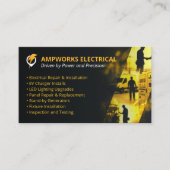 Carte De Visite Services électriques | Construction spécialisée (Devant)