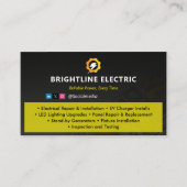 Carte De Visite Services électriques | Construction spécialisée (Devant)
