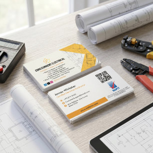 Carte De Visite Services électriques   Construction spécialisée