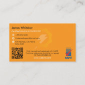 Carte De Visite Services électriques | Construction spécialisée (Dos)