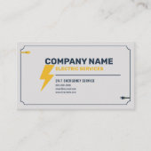 Carte De Visite Services Électriques Simples (Devant)