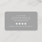 Carte De Visite Services Élégants de salons pour animaux de compag (Dos)