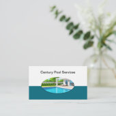 Carte De Visite Services et entretien de piscines (Debout devant)