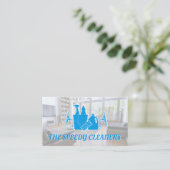 Carte De Visite Services et fournitures de nettoyage | Salon (Debout devant)