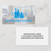 Carte De Visite Services et fournitures de nettoyage | Salon (Devant / Derrière)