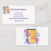 Carte De Visite Services et ventes de réparation de téléphone cell (Devant / Derrière)