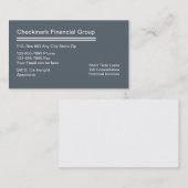 Carte De Visite Services financiers (Devant / Derrière)
