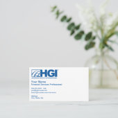 Carte De Visite Services financiers de HGI professionnels (Debout devant)