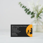 Carte De Visite Services formation professionnels de chien (Debout devant)
