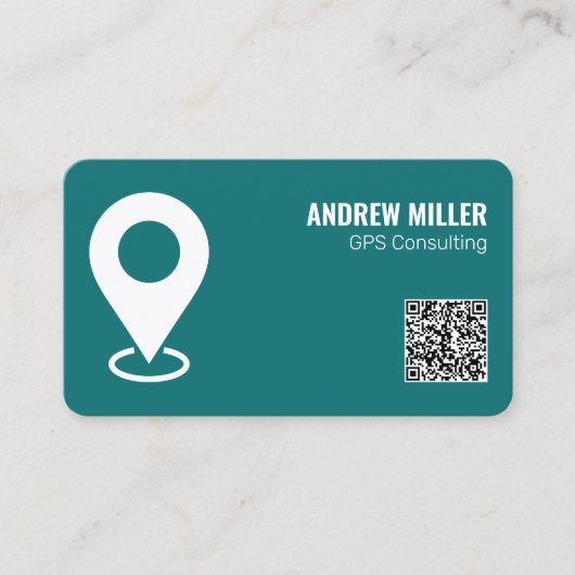 Carte De Visite Services GPS QR (Devant)