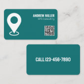 Carte De Visite Services GPS QR (Devant / Derrière)