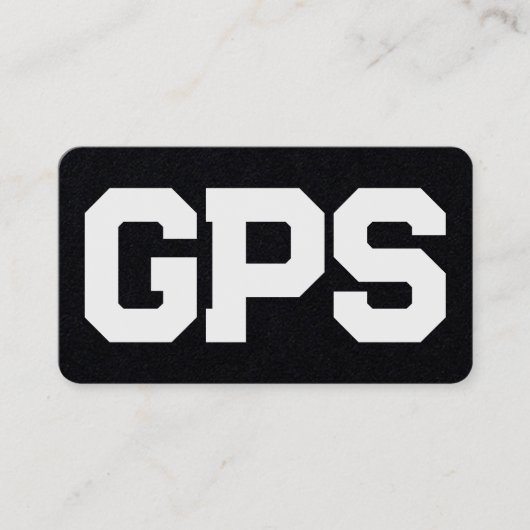 Carte De Visite Services GPS SIG Premium (Devant)