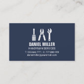 Carte De Visite Services Handyman De Cutter Spanner (Devant)
