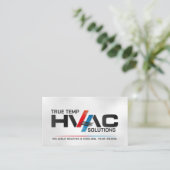 Carte De Visite Services HVAC (Debout devant)