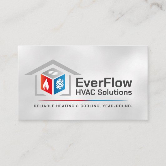 Carte De Visite Services HVAC (Devant)