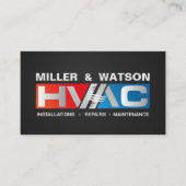 Carte De Visite Services HVAC (Devant)