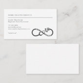 Carte De Visite Services infirmiers de santé à domicile Stéthoscop (Devant / Derrière)